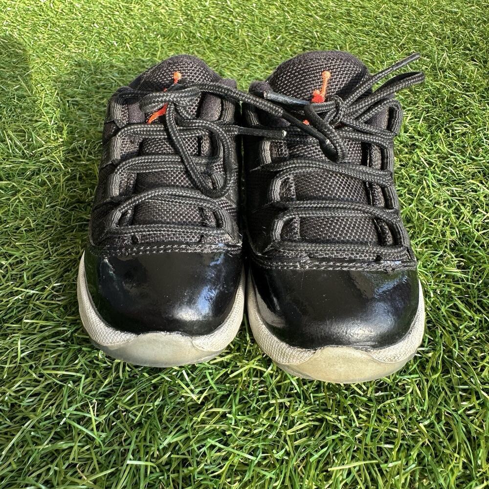 Air Jordan Retro 11 Low Toddlers Shoes Size 8C Black